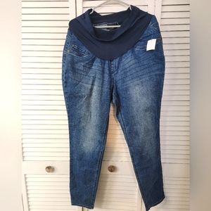 NWT Motherhood Maternity Indigo Blue Jeans 2X